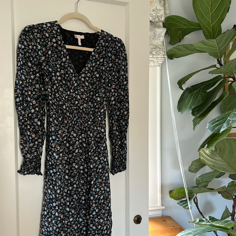 Rebecca Taylor Silk long sleeve lined Dress size 2